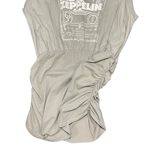 ⚡️SOLD⚡️Free People x Daydreamer Led Zeppelin Tunic Mini Ruched Mini Dress - Picture 8 of 14